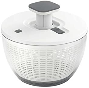 Grande essoreuse à salade de 6,3 l, essoreuse manuelle pour la préparation des légumes, essoreuse à fruits à pompe à une main avec bol et passoire, passe au lave-vaisselle