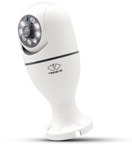 VeriEye Telecamera WiFi Interno Mini Videocamera di Sorveglianza per la Sicurezza della tua Casa