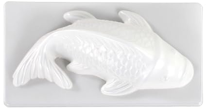Koi 3D fiskkaka form - gelé fisk choklad formbricka | koi 3d fisk dessertform, premium silikonkaka form för tårtdekoration, gelé,