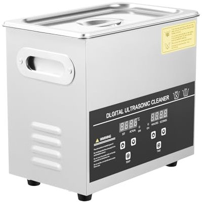 Ultrasonic Cleaner 3L Professional Ultrasound Cleaner Digital 120W Stainless Steel for cleaning glasses jewelry hardware accessories vinyl records dentures watches pocket watches medical devices
