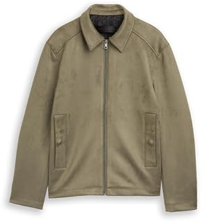 TOM TAILOR Denim herr 1050765 konstläderjacka, 10905-Tree Moss Green, M