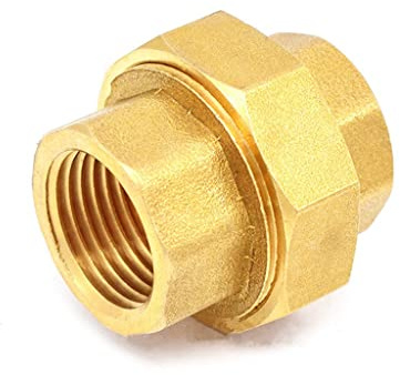 ZGHQHCDRH Brass fittings, Tap Connector,1pcs Brass Plumbing Fittings,Movable Joint Water Tank Fittings 1/4 3/8 1/2 3/4 1 Female Thread(3/4)