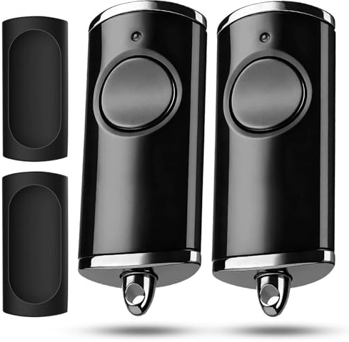 868,3 BiSecur Lot de 2 télécommandes pour ouvre-porte de garage Compatible avec Hörmann HSE1-868-BS Noir