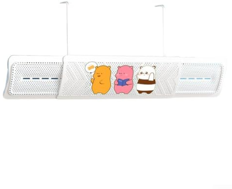 Déflecteur d'air pour climatiseurs centraux - Diffuseur de flux d'air mural rétractable avec réglable pour design en nid d'abeille, Sof(C)