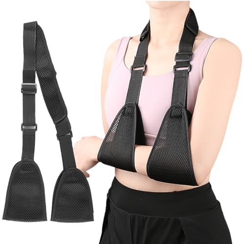 ROKZELT Écharpe de Bras, Maintien Du Bras Respirant, Réglable Léger Confortable Épaule Immobilisateur, Réglable Confortable Immobilisateur D'épaule Echarpe, Sangle De Soutien, Pour Main