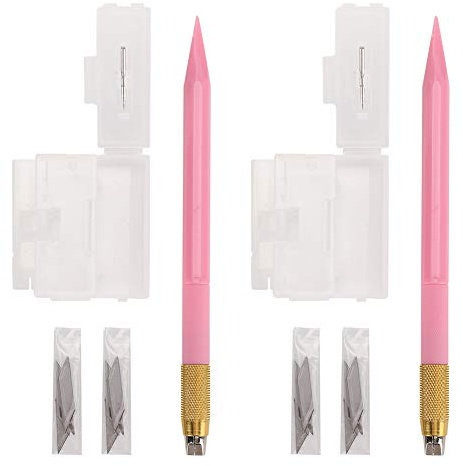 Coltello da intaglio per timbri Penna da intaglio Strumento per intaglio Graver Sharp Lama in acciaio al carbonio SK5 Utensili da taglio da 30 gradi per timbri in gomma Adesivi