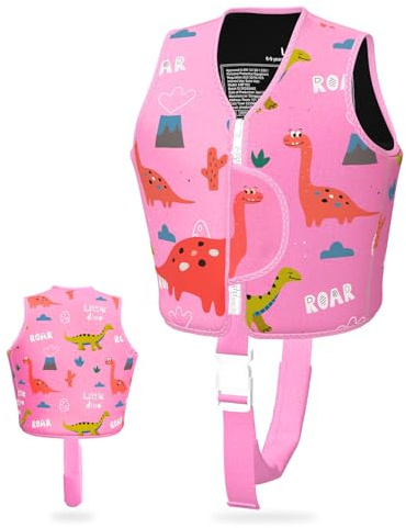 Schwimmweste Kinder 3-6 Jahre,Auftriebsweste Float Jacket für Kinder und Babys,Schwimmtraining Auftrieb Badeweste für Mädchen & Jungen Schwimmhilfe Badeanzug Assist Badeweste