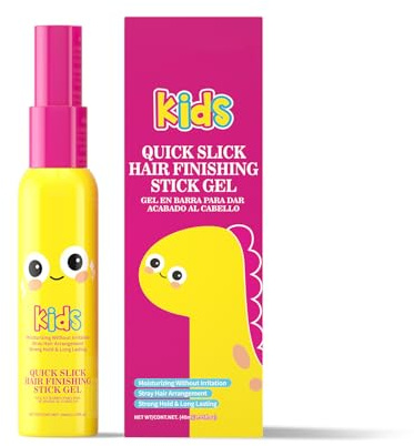 Gel para el cabello para niños,Gel para el Cabello De Bebé Portátil,Gels Capilar Para Niños Pequeños,Fácil de Usar,Diseñados Para El Cabellos De Los Niño