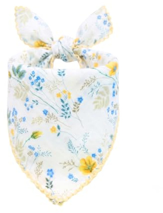 Arumary Soft Cotton & Viscose(Bamboo) Floral Bandanas, Hair wrapper, Headband, Handkerchief, Hair scarf, Neckerchief, 21”X21”
