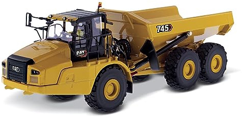 Platz Diecast Masters 85528 - Camion-Benne Caterpillar ADT 745, échelle 1:50, env. 22,7 x 7,6 x 7,6 cm, à partir de 14 Ans, Jaune