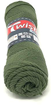 Häkelgarn Twister Curly Nr.73 oliv
