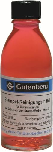 Gutenberg Stempelreiniger (flüssig) für Farben mit Öl und Spezialfarben 100ml