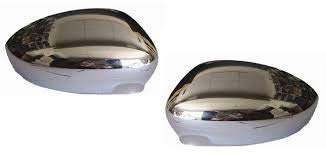 AV RICAMBI coppia calotte specchio cromate lucide destro e sinistro per GRANDE PUNTO PUNTO EVO