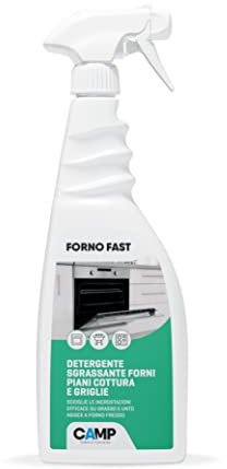 Camp FORNO FAST, Detergente sgrassante decarbonizzante specifico per forno, grill, barbecue e tutti gli impianti di cottura