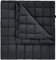 KingCamp Ultraleicht Reisedecke, Warme Outdoor Decke, Winddichte Camping Decke, Wasserabweisend Kompakt kleines packmaß für unterwegs Picknick Reisen zu Hause 200× 144 cm Schwarz