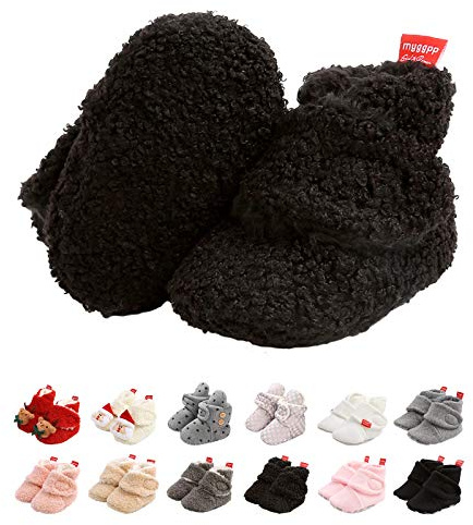 EDOTON Botas de Niño, Zapatos para bebés Lindo Invierno Calcetín Invierno Soft Sole Crib Raya de Caliente Boots de Algodón para Bebés 0-18 Meses
