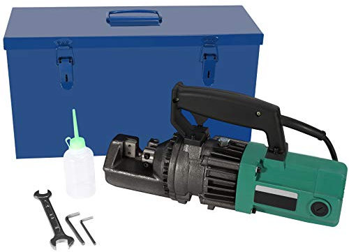 Bonvoisin QY-16, ?4-16mm Elektrischer Hydraulischer Bewehrungsschneider 4.5s Schnittgeschwindigkeit Tragbare Bewehrungsabschneidemaschine 220V Elektro-Stahlseil-Schneidwerkzeug mit Ersatzklingen