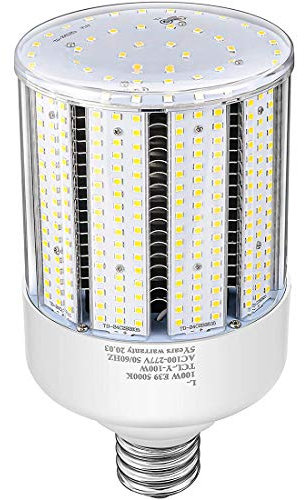 FOMT Lampadine LED Mais 100W Invece di 400W Ioduri Metallici HPS Vapori di Mercurio CFL HID Lampada 5000K E39 Base Mogul Adatta per Illuminazione Commerciale E Industriale con Lampada,60w