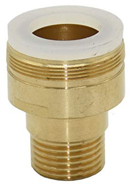 Garden Hose Connector Copper Male Thread M32 to 1/2 Connector Brass Shower Head Adapter Reducing Joint Pipe Metal Tap Fittings 10PCS