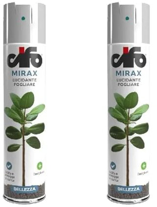 Cifo - Abrillantador de hojas para globos de látex, colores ricos y esparcidores, antioxidante, brillante, hojas y plantas en spray, 750 ml (2 unidades)