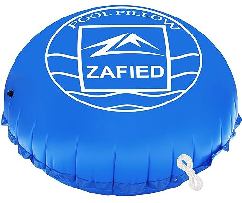 Poolkissen Winter, 250x250cm XXL Pool Luftkissen Pool Polster Hochwertige Materialien bis -25°C Doppelnaht Schwimmbadzubehör Aufblasbare Pool Kissen für Winterfeste Pool Abdeckung Schutz(2.5x2.5m)