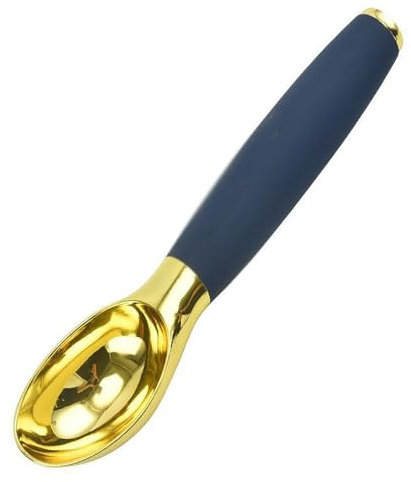 Ice Cream Scoop Zinc Alloy Ice Cream Scoop 2 Colours Available (Color : Black, Size : 20x4.5cm)