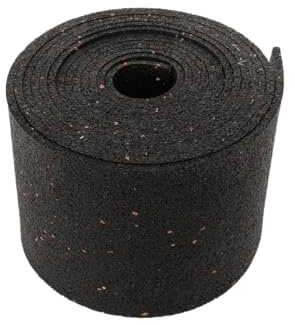 Antirutschmatte Ladungssicherung 5000x150x6 mm Gummimatte für Anhänger LKW Kofferraum rutschfeste Gummigranulatmatte Bautenschutzmatte 5m Länge 15cm Breite Schwarz Wetterfest