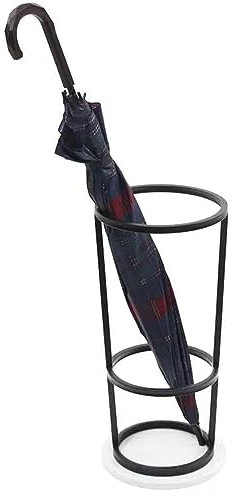 Schirmständer Schirmständer aus Metall mit Marmorsockel, freistehender Schirmhalter, Schirmfass, Stockhalter for Gehstöcke for Eingangsbereich, Zuhause, Büro, Hotellobby Regenschirmständer(Color:Schwa