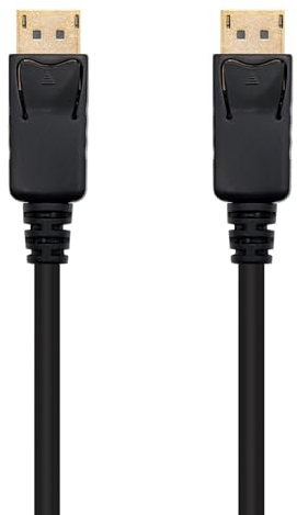 Brightium Cable DisplayPort DP/M-DP/M 1.5m Negro - Ideal para conectar dispositivos de video, compatible con monitores y proyectores.