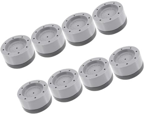 BESTOYARD 8pcs Slip Shock-absorbing Pads for Washing Machine Vibration Mat Rubber Washer Feet Stabilizer Furniture Risers for Reduced Noise and Stability