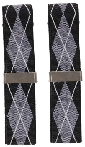 WRITWAA 2stücke Unisex Anti-rutsch Ärmelhalter Elastische Verstellbare Armbänder Für Hemden Praktische Armhalter Für Business Freizeit Und Besondere Anlässe