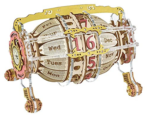 QXSJEDYCH DIY-Wanduhr, 3D-Holzpuzzles for Erwachsene, Holzmodellbausätze, DIY handgefertigte Uhr, Ornament, Dekompressions-Montagespielzeug, Bastelsets, Geschenkspielzeug for Kinder