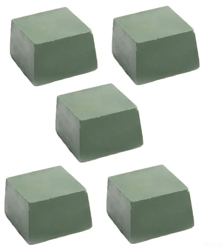 Grüne Polierpaste für Metall- und Holzwerkzeuge, Schleifpaste zum Schärfen und Polieren (5 Stück)