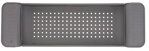 GAROEN Bandeja Extensible para bañera, Bandeja para bañera, Bandeja Ajustable para Mesa de bañera, con Libro, teléfono, Soporte para Vino, Organizador de Ducha