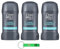 3x Dove Men + Care Clean Comfort Deodorante Stick,Antitranspirant-Deodorant für Männer,mit ¼ Feuchtigkeitscreme,Deo 40ml + Beni Culinari Kostenloser Schlüsselanhänger