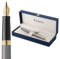 Waterman Hémisphère Füller | The Understated Edit | Steingrau | Füllfederhalter mit feiner Edelstahl Feder | Geschenkbox