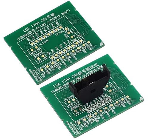 KASFDBMO Desktop LGA1700 Probador Placas Base Carga Tarjeta Carga Indicadores LED LED CPU Socket Faotboards Tester Fácil Instalación