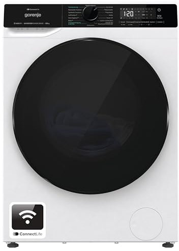 Gorenje WD2PA854ADW, DE Waschtrockner, Connect Life, 16 Programme, 8 KG, 54 Liter, 1400 U, min, AirDry, Inverter PowerDrive Motor, SterilTub, AllergySteam, PowerJetwash, StopAddGo, Wash&Dry 60', A-30%