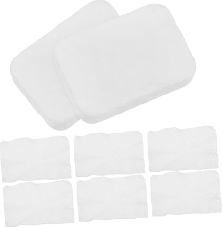 Baluue 8stücke Quadratische Wattepads zum Abschminken Nagellackentfernung Augen und Lippen-make-up Weiß Wiederverwendbar für Gesichtswasser und Pflege