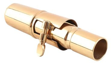 Eujgoov Embout de Saxophone Ténor en Laiton 7C, Installation Facile pour la Musique Jazz et Pop, Comprend un Capuchon et une Boucle, Idéal pour les Joueurs Expérimentés