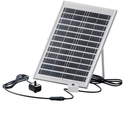 Shophubio Tauchbares Solarwasser 3W 200L/H für Gartenteiche & Springbrunnen, USB-betriebener energieeffizienter Brunnen mit leisem bürstenlosem Motor (B)