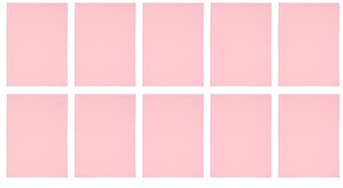 Cocoarm Arkskydd Matt PP-plastbindningsomslag 20-pack A4 30-hålspappersomslag för Presentationer Rapporter och Anteckningsböcker med Genomskinlig Skrivyta (Rosa)
