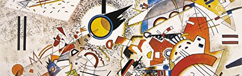 1art1 Wassily Kandinsky Ohne Titel, 1923, 1-Teilig Selbstklebende Fototapete Poster-Tapete 240x75 cm