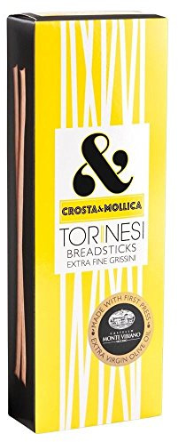 Crosta & Mollica Torinesi Parmigiano E Grissini 120g Di Semi Di Papavero (Confezione da 6)