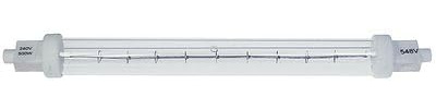 Infrarotlampe R7s 240V 300W Länge 218mm mit Schutzrohr