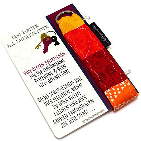 Lieblingsmanufaktur einzigartiges Geschenk Hebamme | von Herzen Dankeschön | Schlüsselanhänger Hebamme Geschenk mit Karte & Botschaft einfach Danke sagen | leuchtendes Dankeschön Hebamme