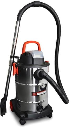 Aspirateur Eau et Poussière Compact sur Batterie - Xperformer XPVC20LIBL-30L - Outil Seul sans Batterie ni Chargeur