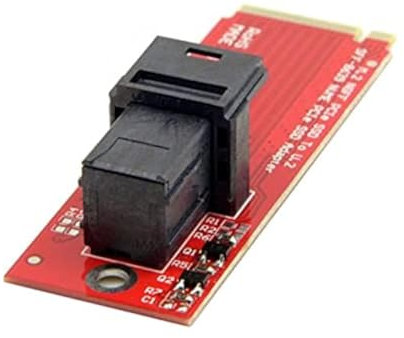 NFHK U.2 U2 Kit SFF-8639 NVME PCIe SSD Adattatore per scheda madre Intel SSD 750 p3600 p3700 M.2 SFF-8643 Mini SAS HD