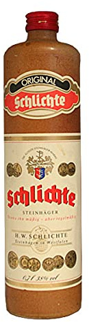 Original Schlichte Steinhäger Tonkrug 0,7 Liter