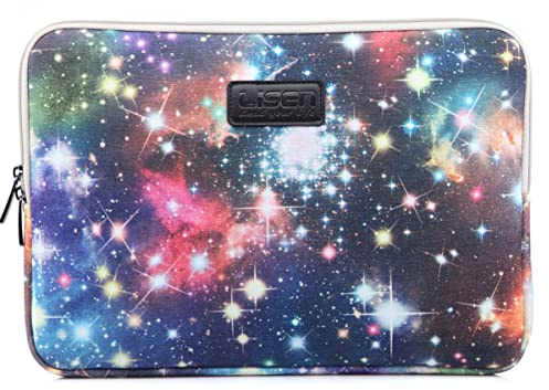 fdsmall Funda de neopreno impermeable para ordenador portátil de 11,6 pulgadas, para Acer/Asus/Dell/Lenovo/HP/Samsung (azul estrellado)